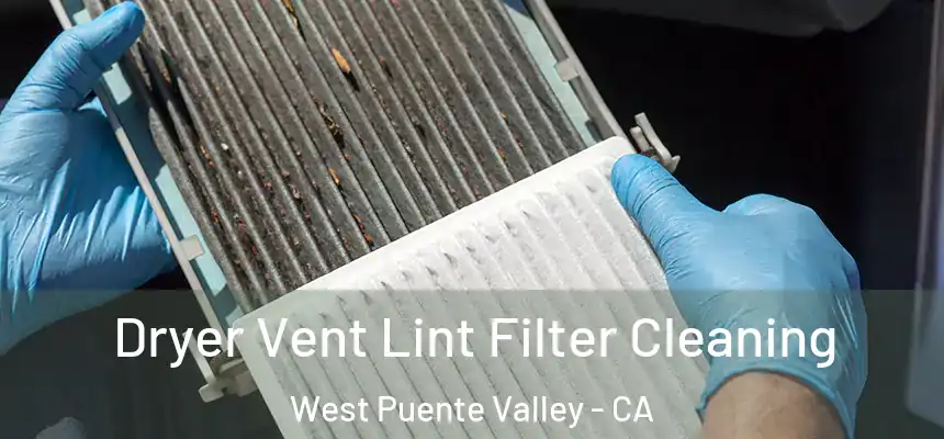 Dryer Vent Lint Filter Cleaning West Puente Valley - CA